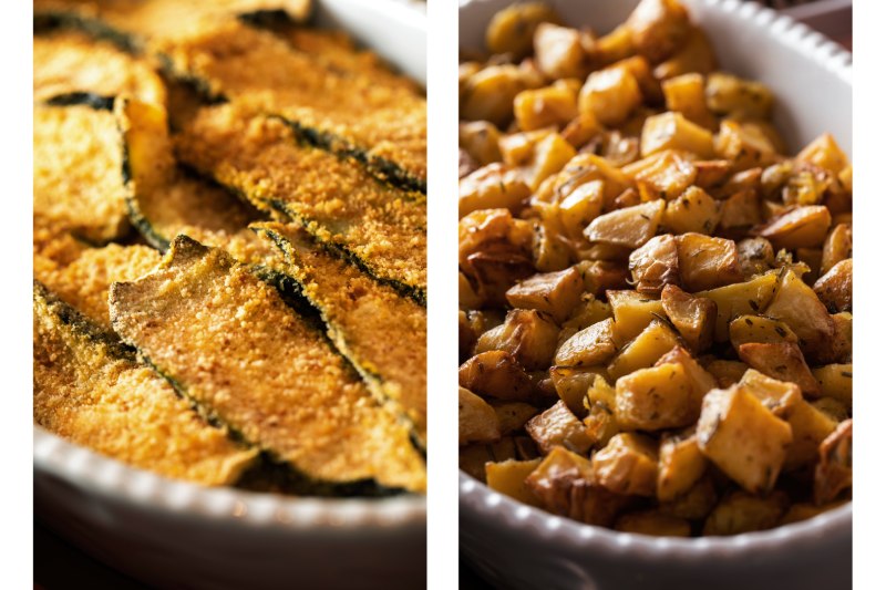 Selection of hot dishes and buffet specialties served for breakfast in a hotel in Rome, ideal for business and leisure stays - Moderno Hotel Rome, BZAR hotels in Rome