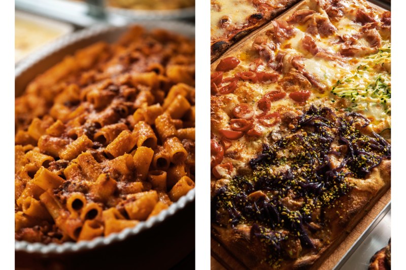 Selection of savory dishes and Italian specialties in a hotel in Rome, perfect for business guests and meeting room services - Moderno Hotel Rome, BZAR hotels in Rome