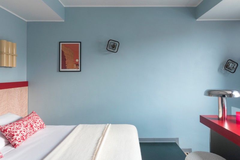 Junior suite con jacuzzi privata, camera elegante con letto matrimoniale e design contemporaneo in hotel a Roma - Moderno Hotel Roma, BZAR hotels a Roma