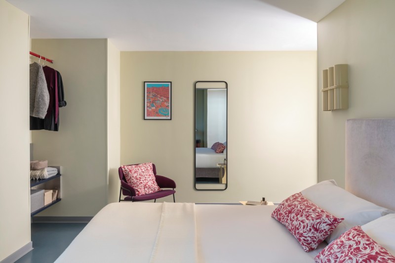 Camera superior con letti singoli, comfort moderni e stile contemporaneo in hotel a Roma - Moderno Hotel Roma, BZAR hotels a Roma