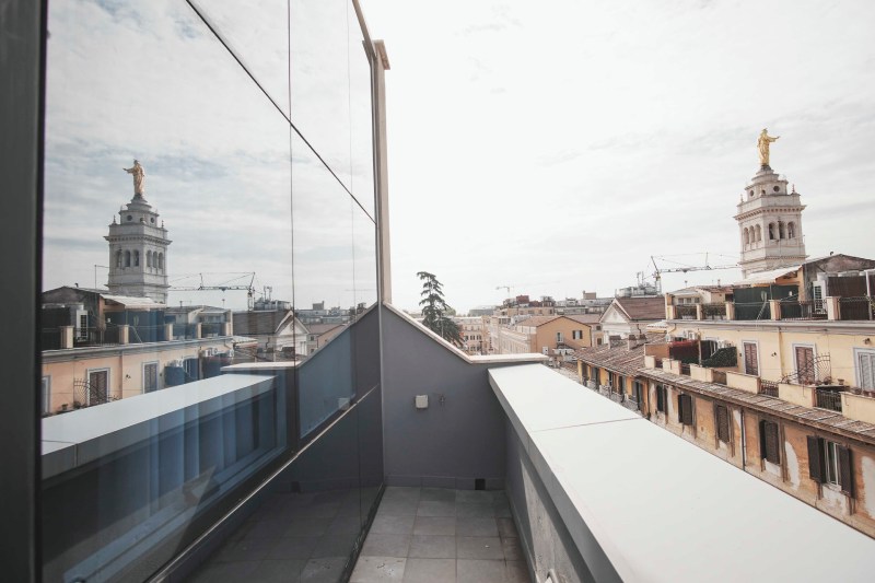 Panoramic corner of private terrace deluxe room hotel central Rome near Termini - Moderno Hotel Rome, BZAR hotels in Rome